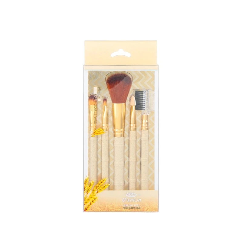 
Professional 5pcs high quality makeup brush sets ladies make up brush set 