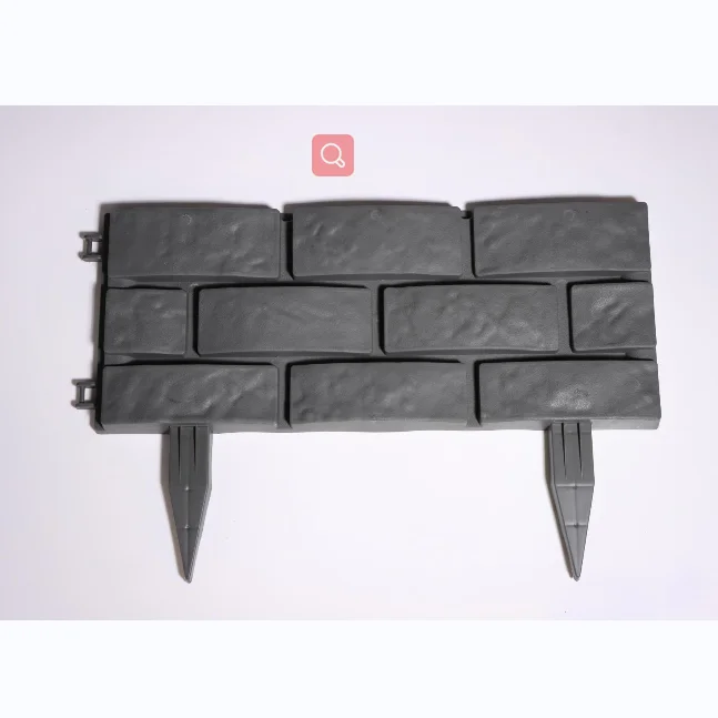 Garden Black Plastic Mini lawn fence Picket Rejas Para Balcones Modernos Decorative Fencing Panels