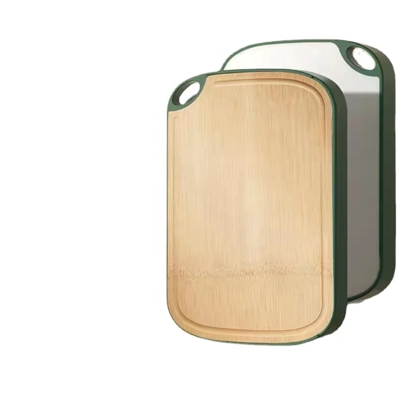 Double-sided  Eco-friendly  Bamboo Cutting board  for Kitchen Plastic Chopping Board