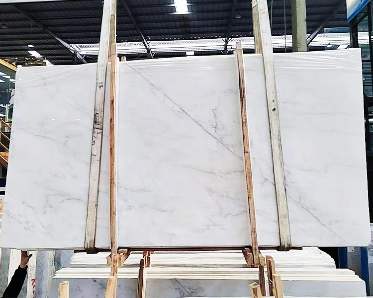 Natural Stone Greek White Oriental White Marble Slab For Indoor Bathroom Wall Floor Tile East White Marble Table Top
