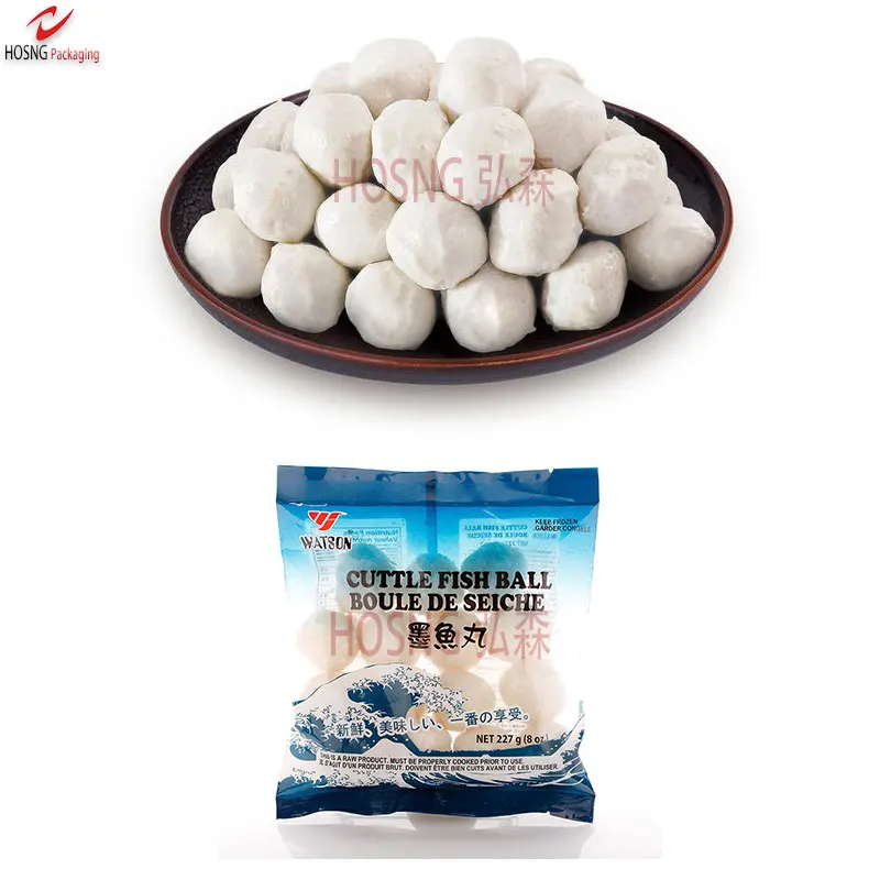 Fully Automatic Counting Frozen Meatballs Packaging Machine Sweet Dumpling Packing Machine For Fish Ball Frozen