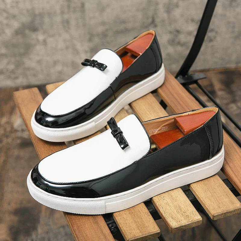 Large Size Leather 2023 formal Shoes Men Fashion Loafers Shoes for Men High Quality Boat Shoes