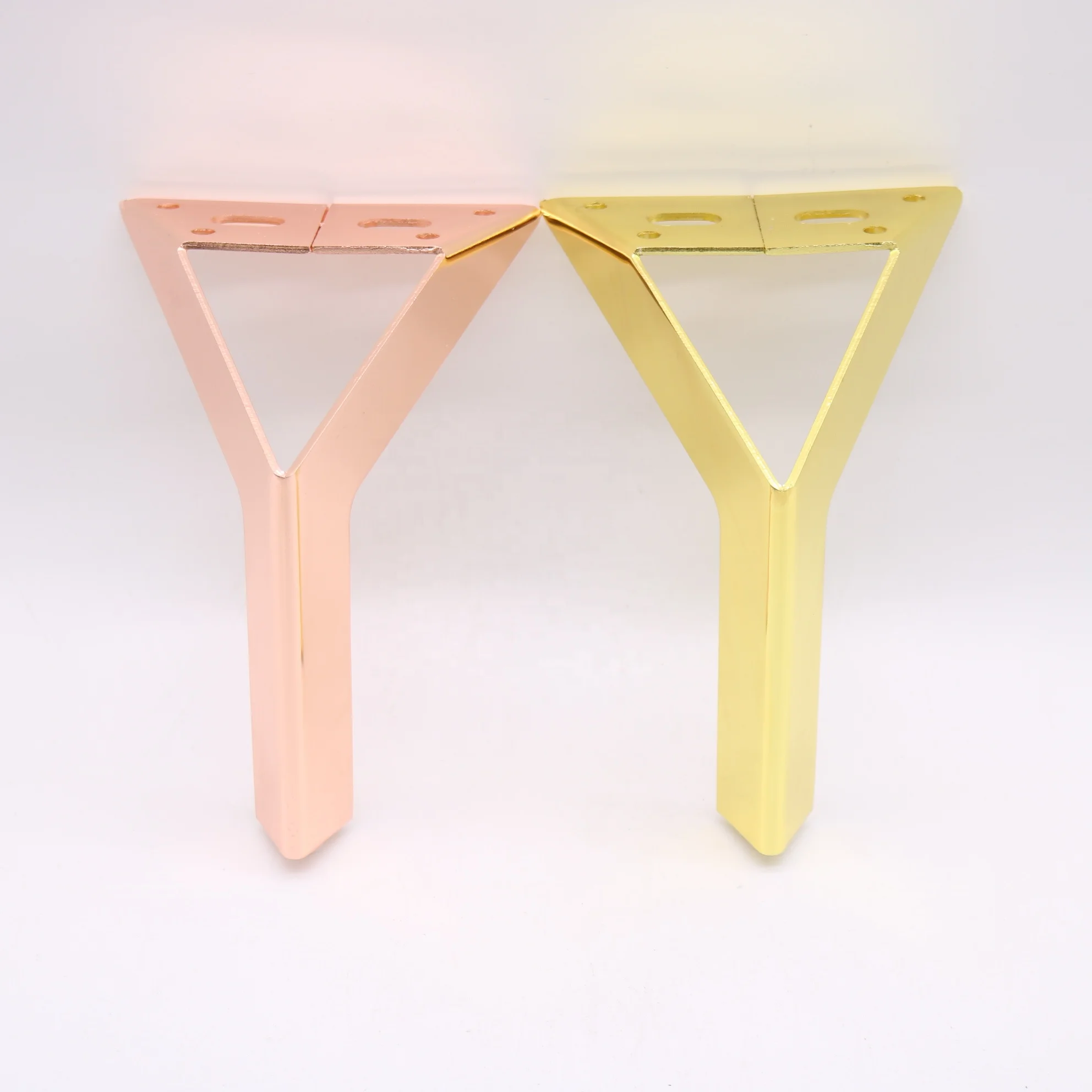 Furniture Accessories Brass Gold Sofa Table Legs Brushed Nickel Metal Sofa Legs Gold Furniture Hardware