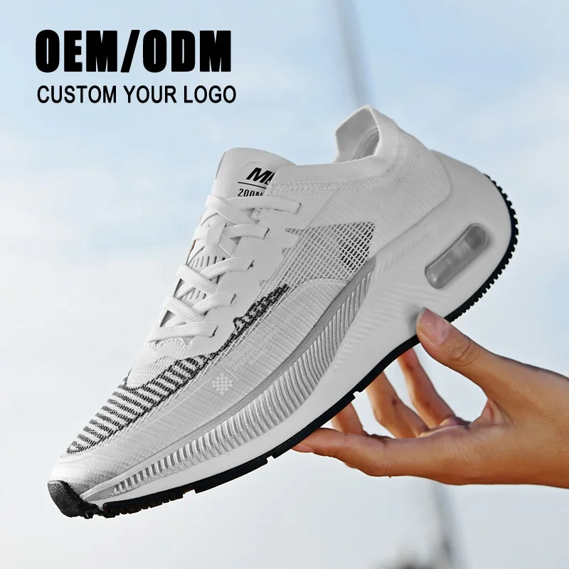 China Shoes Factory Wholesale Fashion Big Size Customize Your Own Logo Brand Air Cushion Gym Running Sport Running Shoes for Man