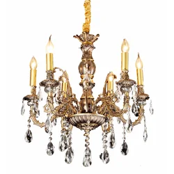 Led Ceiling Lamp Fixture Fittings Crystal Chandelier Pendant Lights Hanging Iron Modern Indoor Lighting European 3 PCS Silver 80