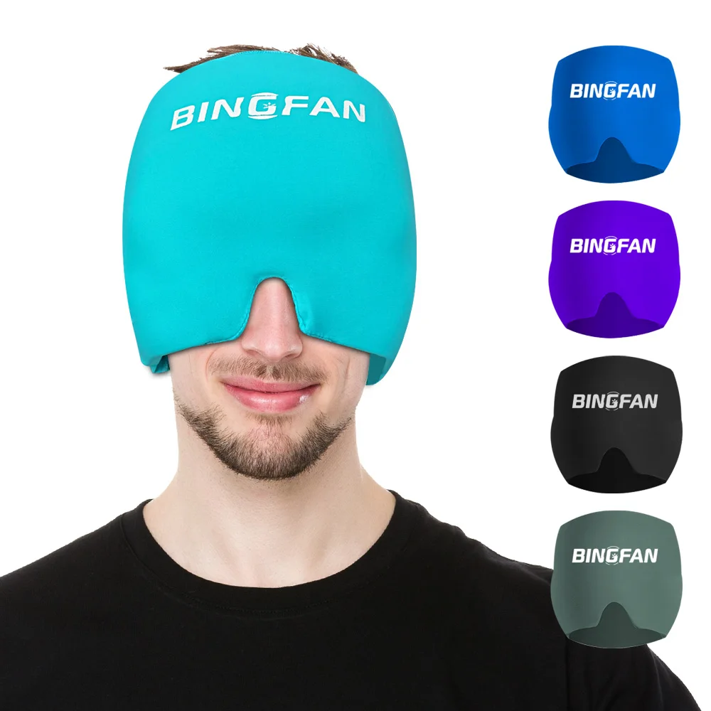 Hot cold head ice pack Body therapy cold hot pack migraine relief cap