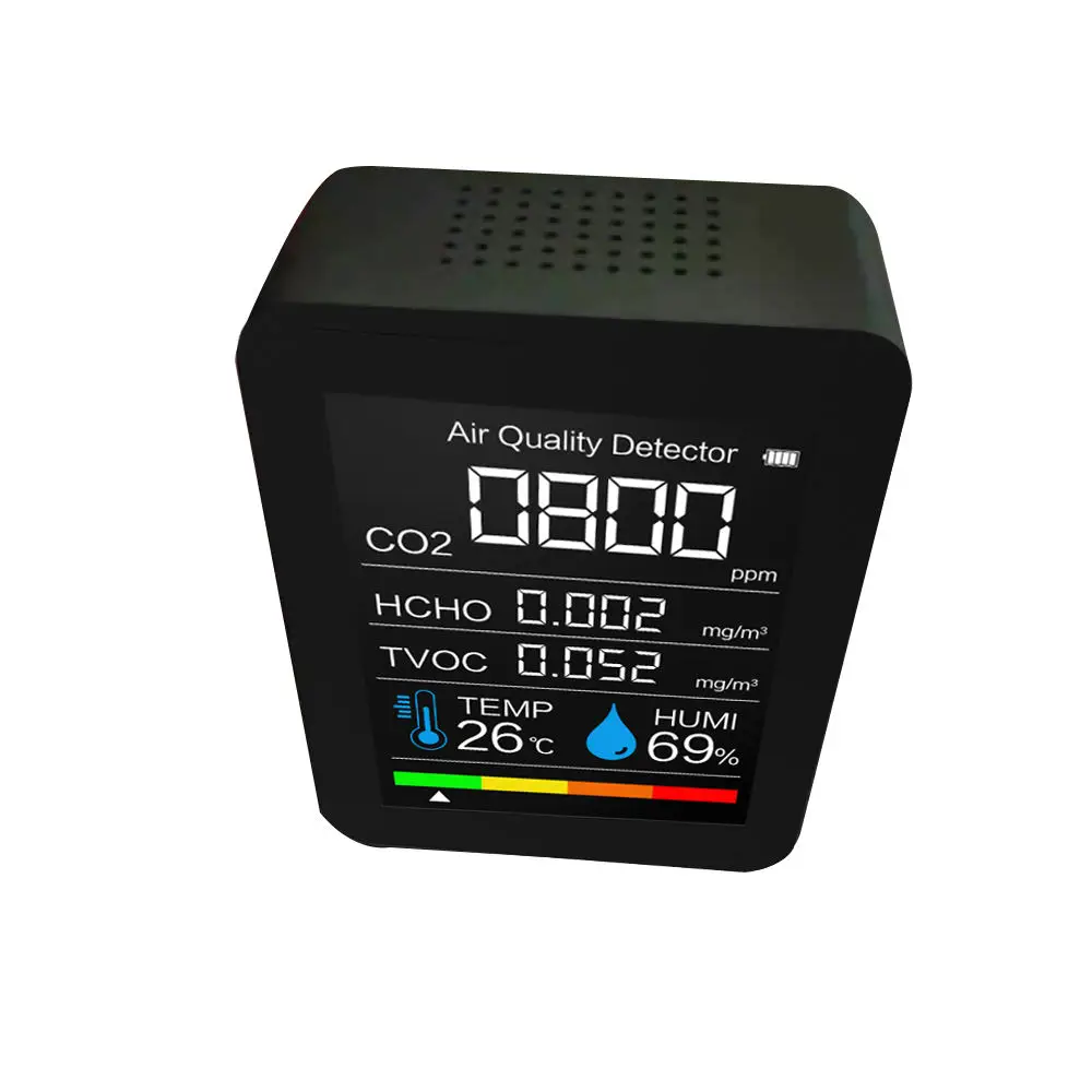 Air quality monitor co2 meters portable co2 detector indoor air quality detector alarm sensor gas analyzers