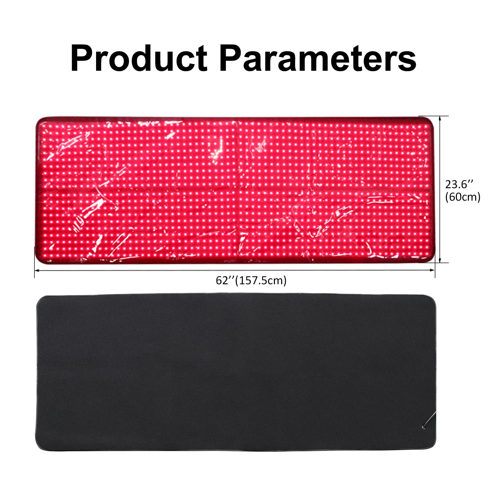 High Irradiance Red Light Therapy Mat RLB1000 Fabric Pain Relief Infrared Light Therapy Wrap Breathe Function