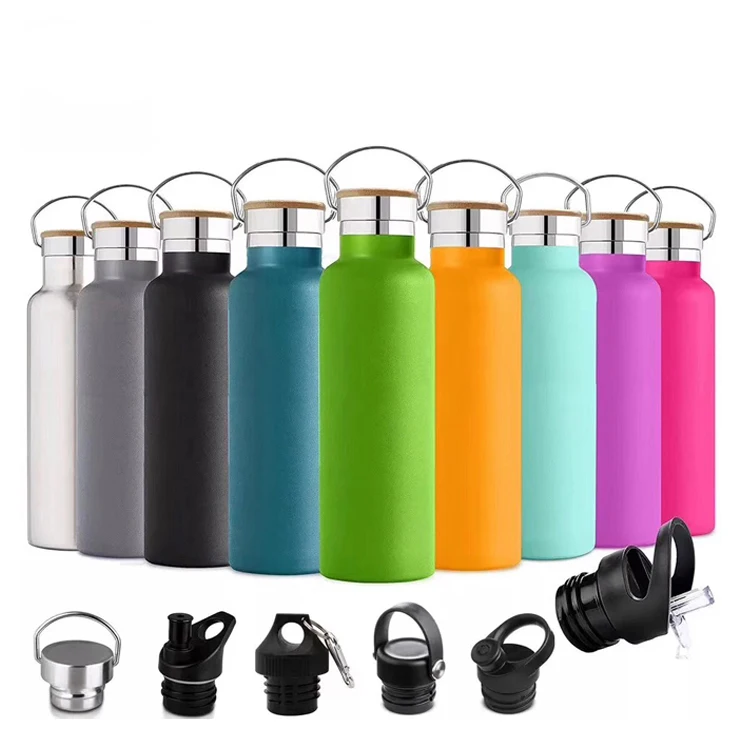 Promotional custom design Insulated Double Wall 304 Stainless Steel Sports Water Bottle 500ml/17oz
