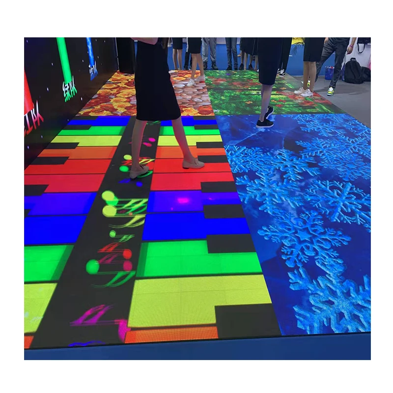 P2.9 P3.91 IP65 waterproof disco wedding stage dance floor tiles  3D interactive led screen display panel