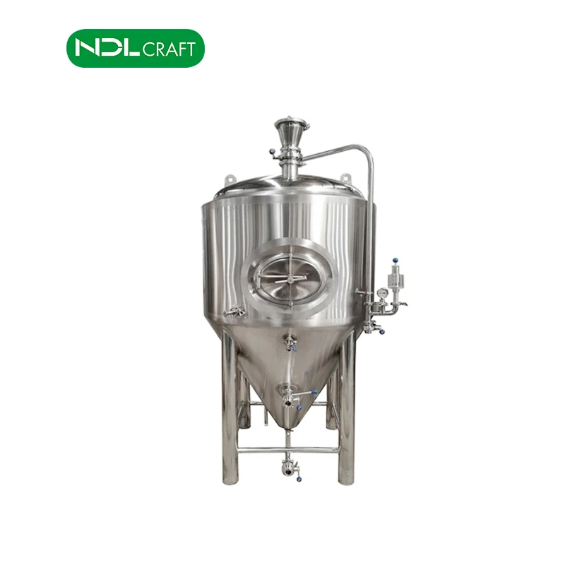Jinan beer fermenter tanks industrial fermentation conical jacket fermrnter system
