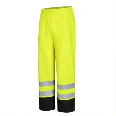 Customized Logo High Visibility Waterproof Workwear  Suits 2 Pieces Long Sleeve Work Jackets Pant Hi-visibility Security Set