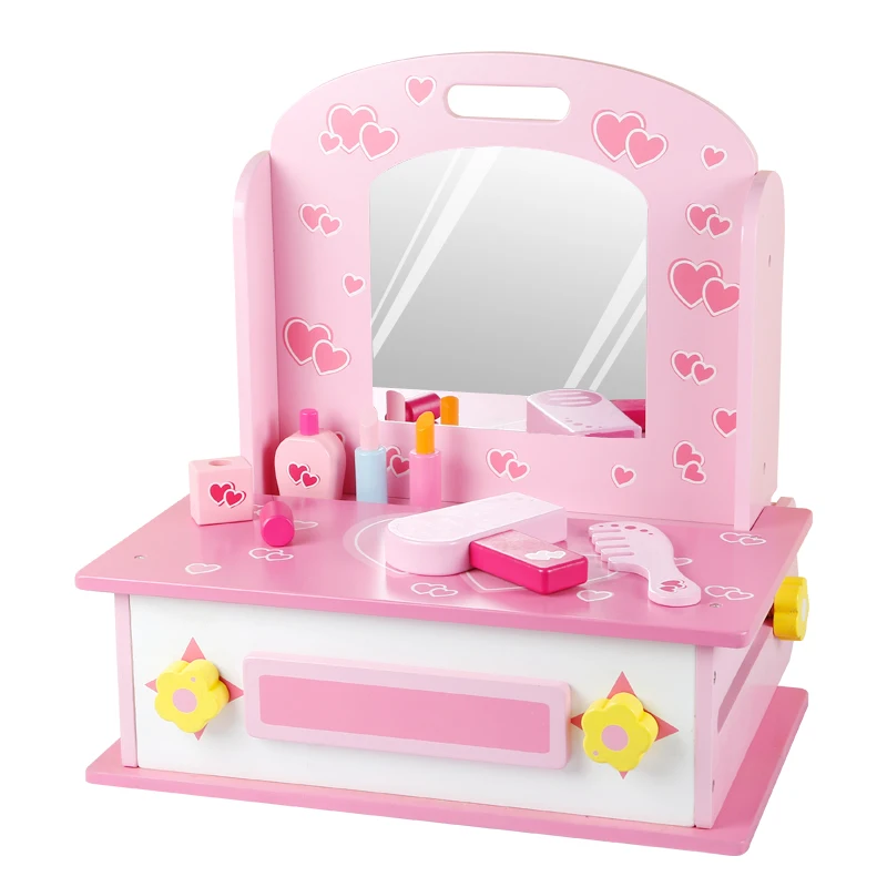 Multi function children Kitchen toy and dresser toys kids makeup toy for girls