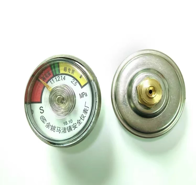 Chinese manufacture manometer spring pressure gauge fire extinguisher price