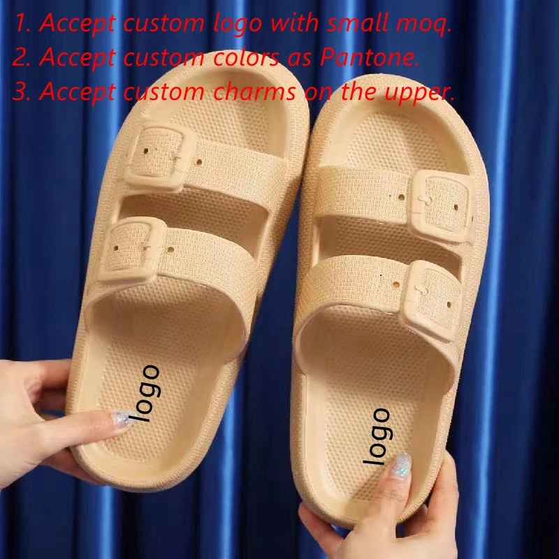 custom flip flops with logo slides slippers flat sandals for women and ladies custom slides slippers
