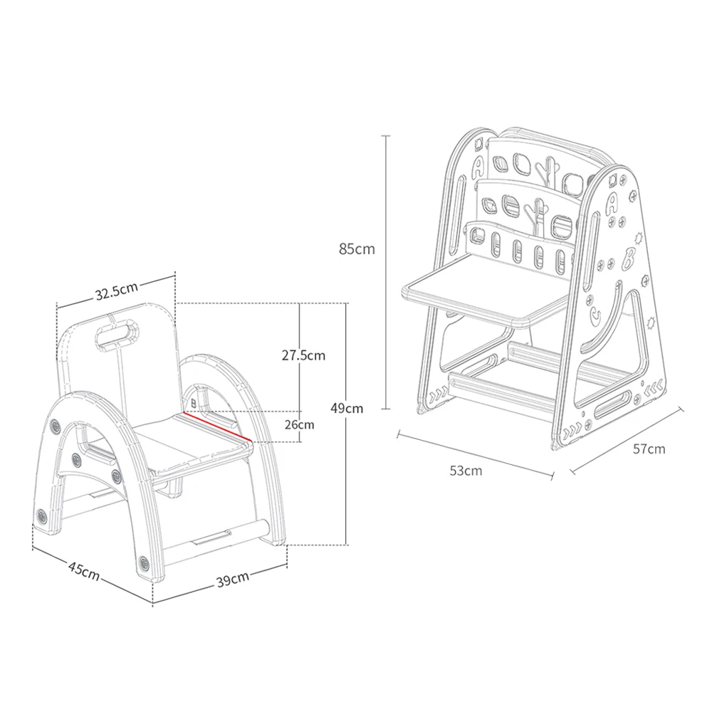 5 in 1 Mini Magnetic Board Stand Drawing Toys Doodle Dry Erase Books Children Easel Magic Foldable Kids Painting Writing