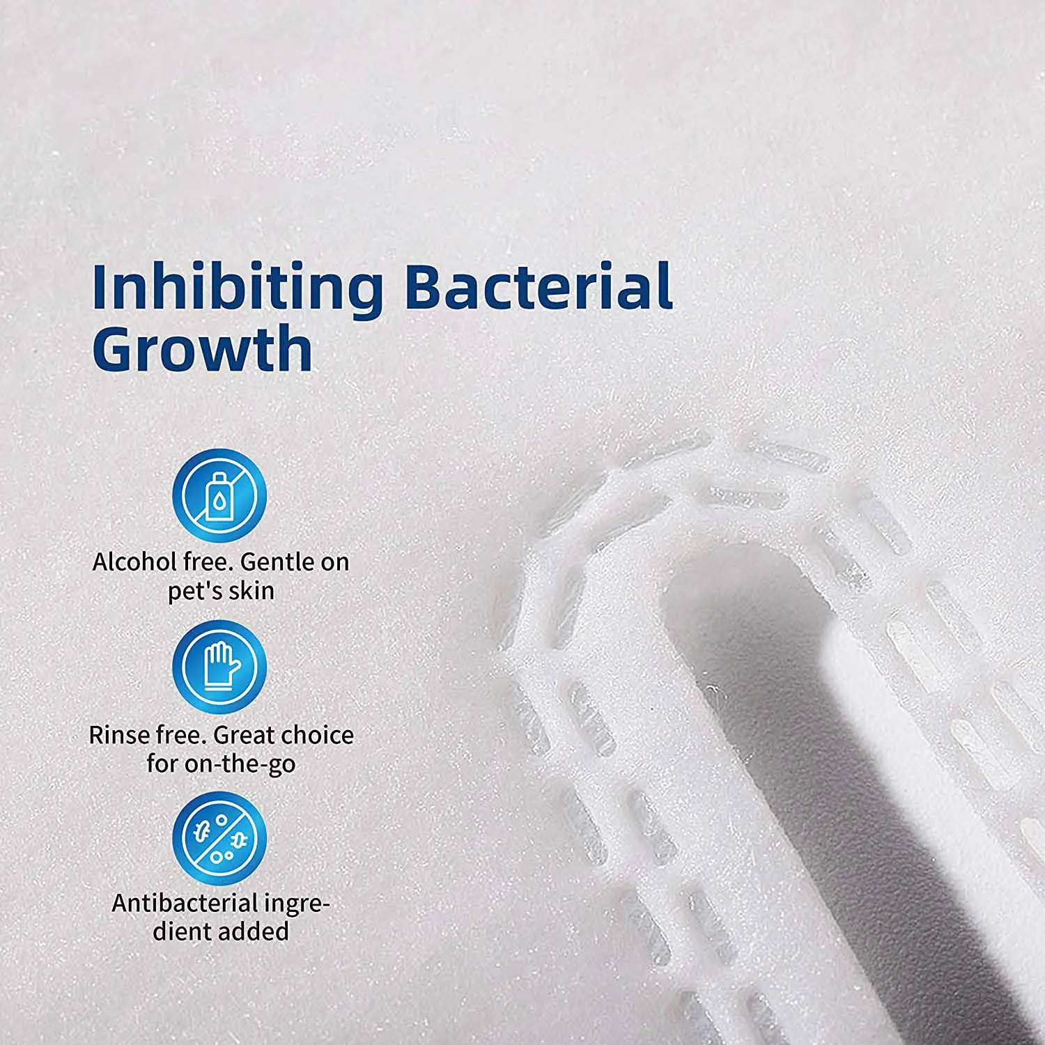 Factory Wholesale Pet Shampoo Dogs And Cats Disposable Spunlace Fabric Bath Glove For Pet