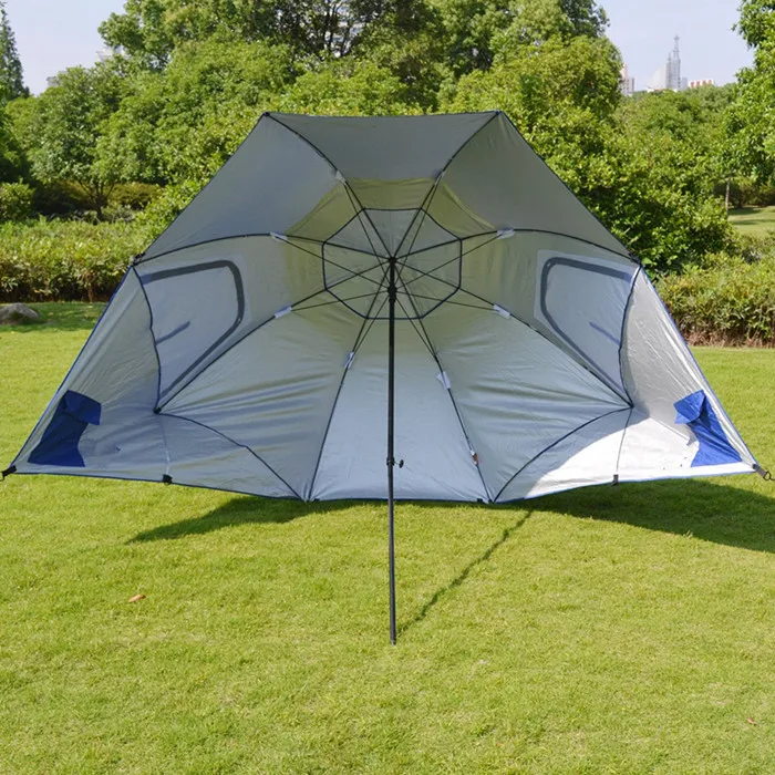 Portable Beach Parasol And Camping Umbrella UV Resistant Windproof 200cm FEATHER