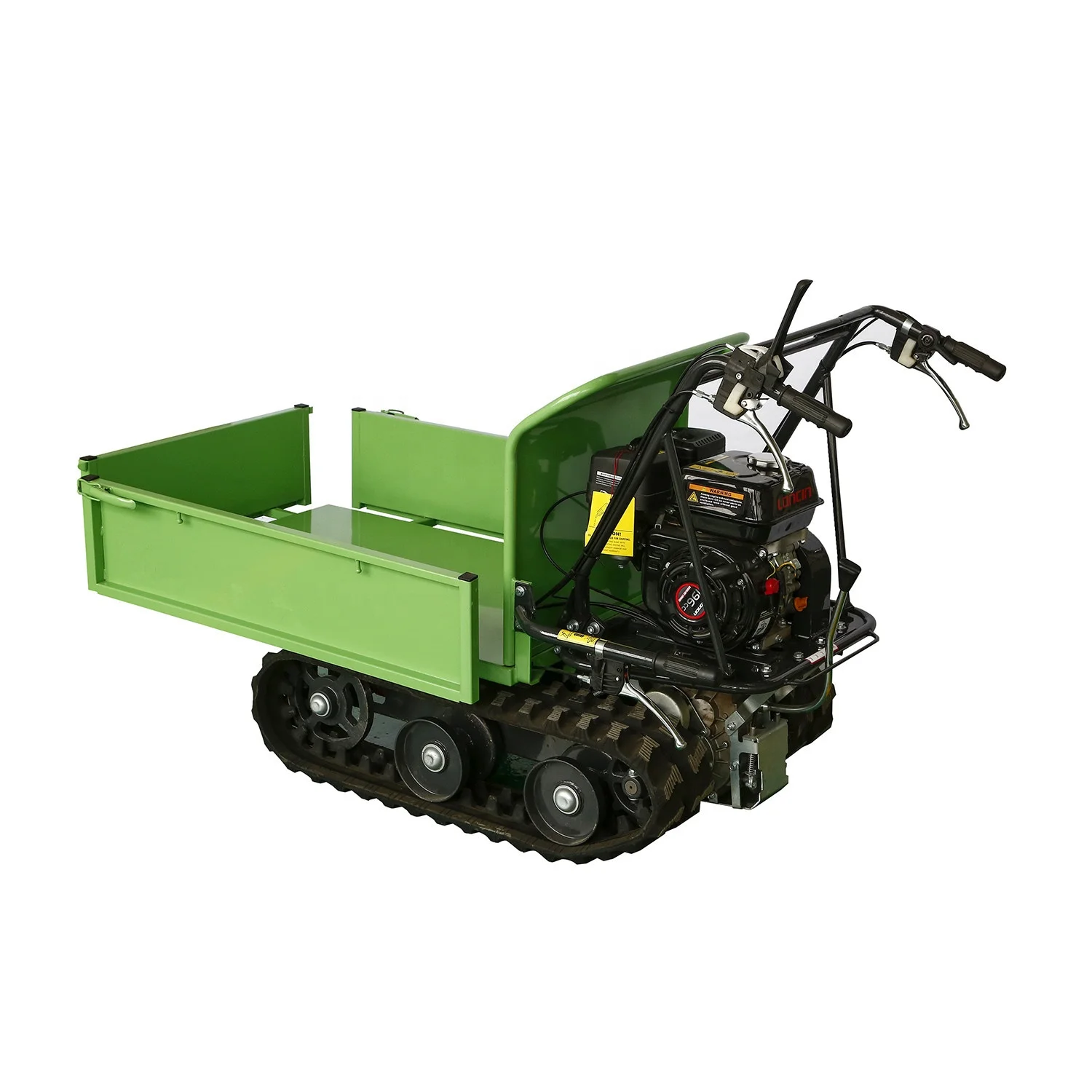 Hot Selling 300kg Mini Track Dumpers with 6.5HP Gasoline Engine