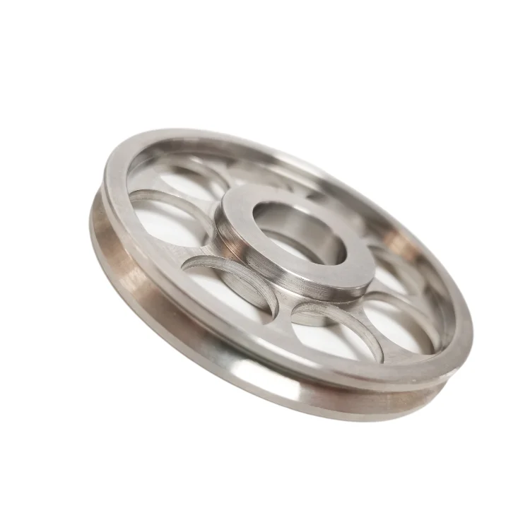 CNC high precision Custom cnc machining parts aluminium parts lathe service cast iron flywheel Spur Gear