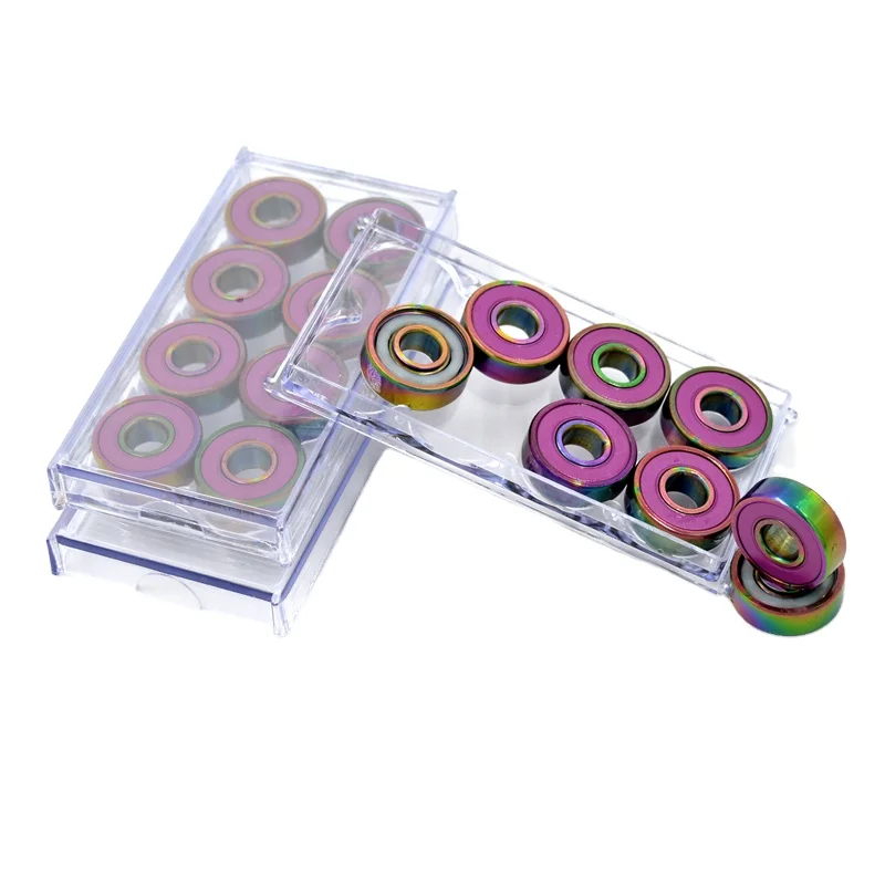  High precision ball bearing 608 for skateboard 608-2rs colorful