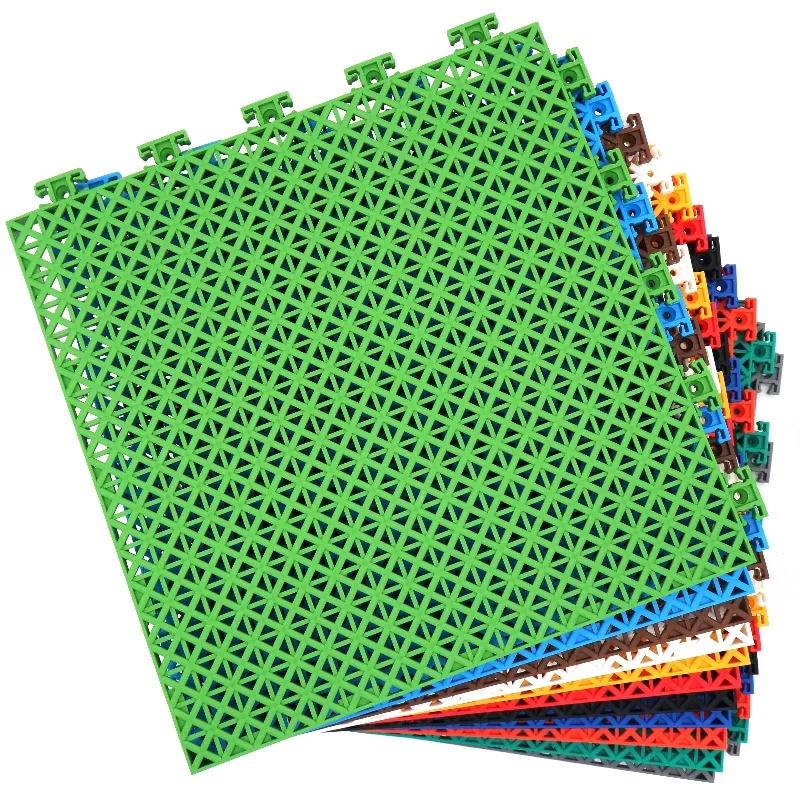 Portable Outdoor Basketball Court Flooring plastic basketball court floor interlocking floor tiles