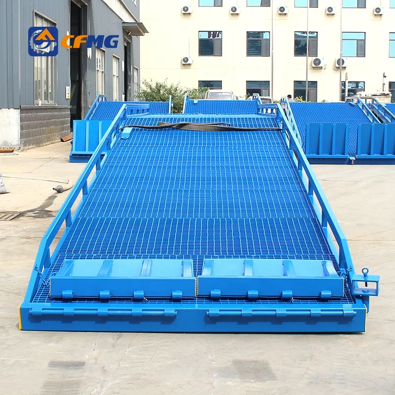 15T board dock leveler hydraulic container leveler container ramp for forklift