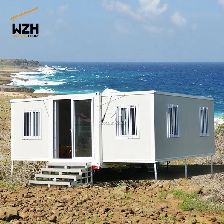 China Manufacturer Mobile Office Container Modular Hous Price Prefab 20Ft Container House With Terrace