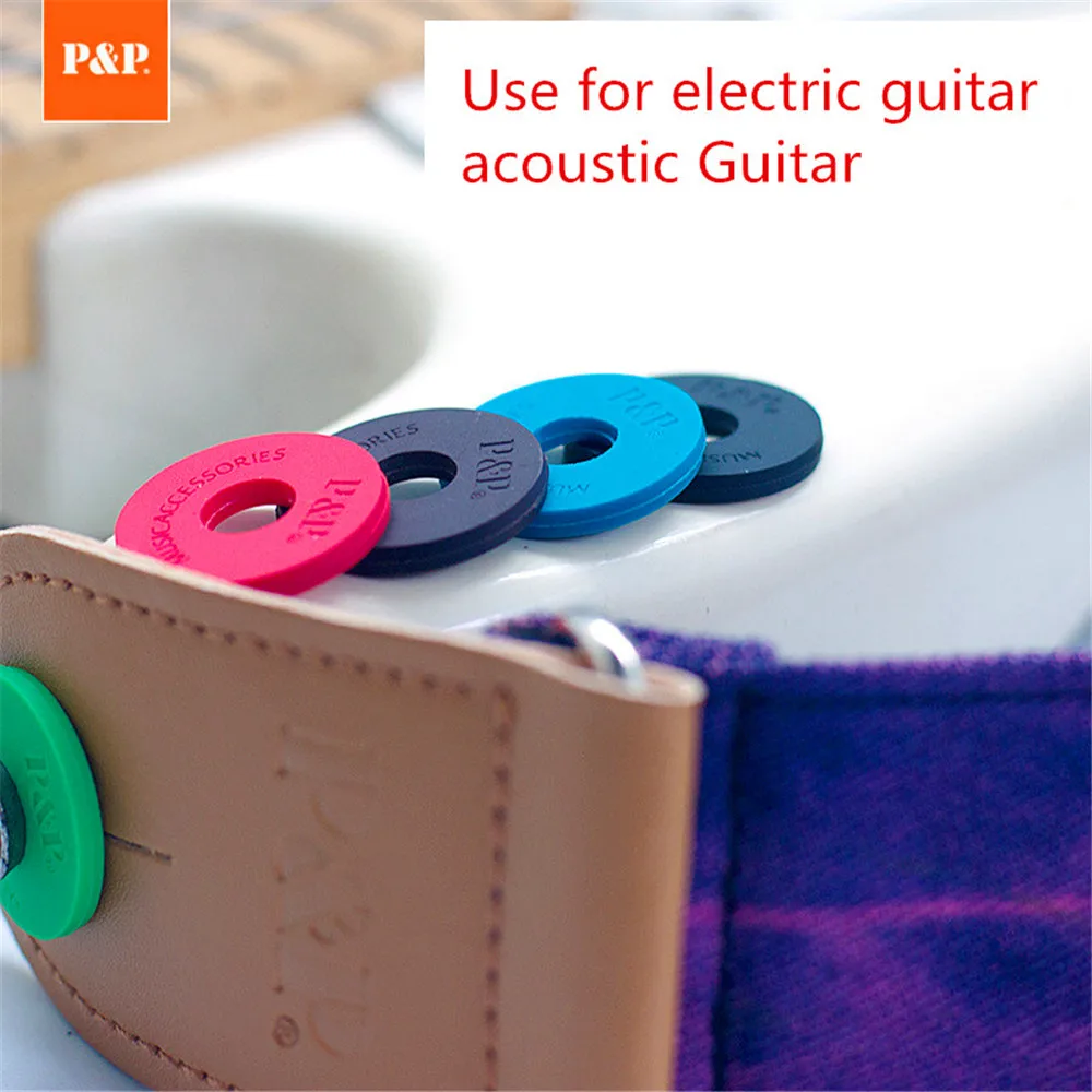 wholesales P&P high quality Guitar straps buckle guitar anti-slip gasket strap buckle strap lock buckle of acoustic guitar