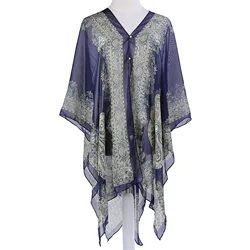 Womens Bikini Beach Wear Cover Up Clothing Printed Colorful Beachwear Kaftan