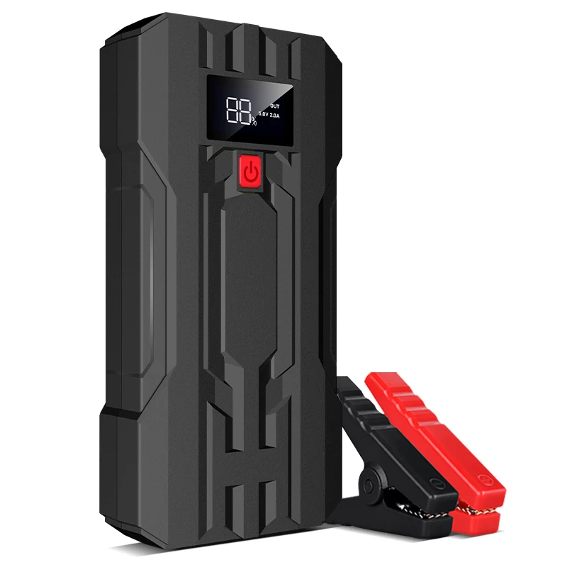 Portable Car Battery Jump Starter 10000mAh 12V Battery Charger Automotive Power Pack with LCD  Intelligent Display