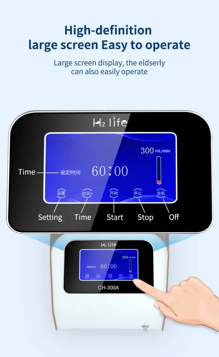 Hydrogen Inhaler Gas Hydrogen Generators Water Hydrogen Generator