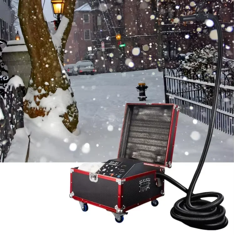 SP Latest equipment 1500W Snow Spray Machine snow machine outdoor making DMX 512 for Wedding Party