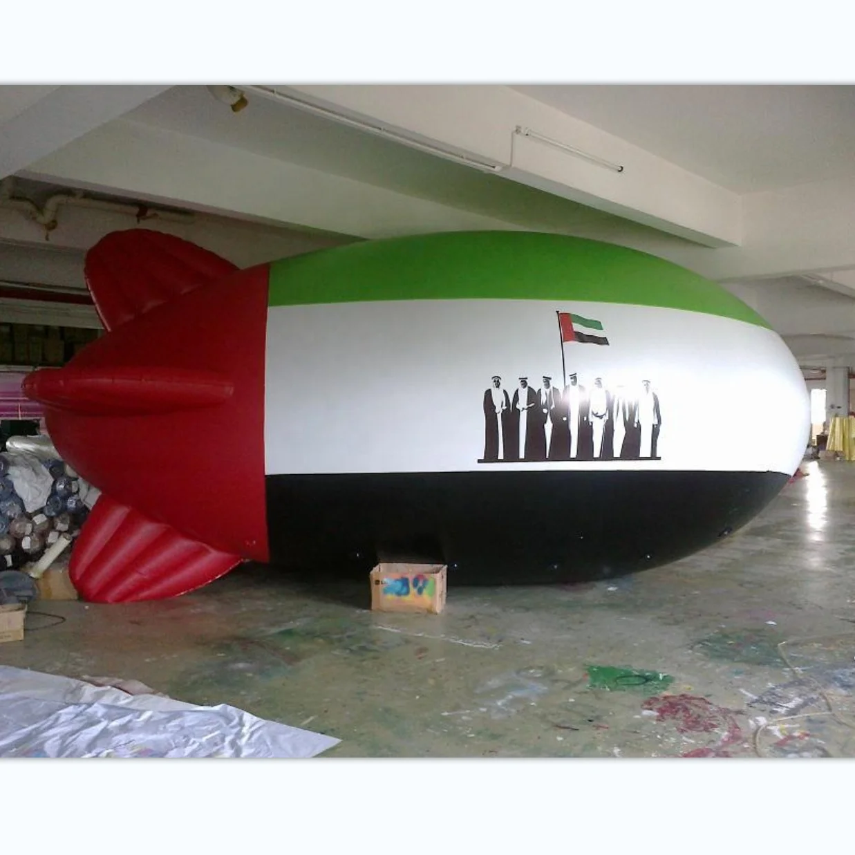 Custom made inflatable PVC airship helium blimp outdoor inflatable blimp for sale Custom logo flying inflatable hot air balloon