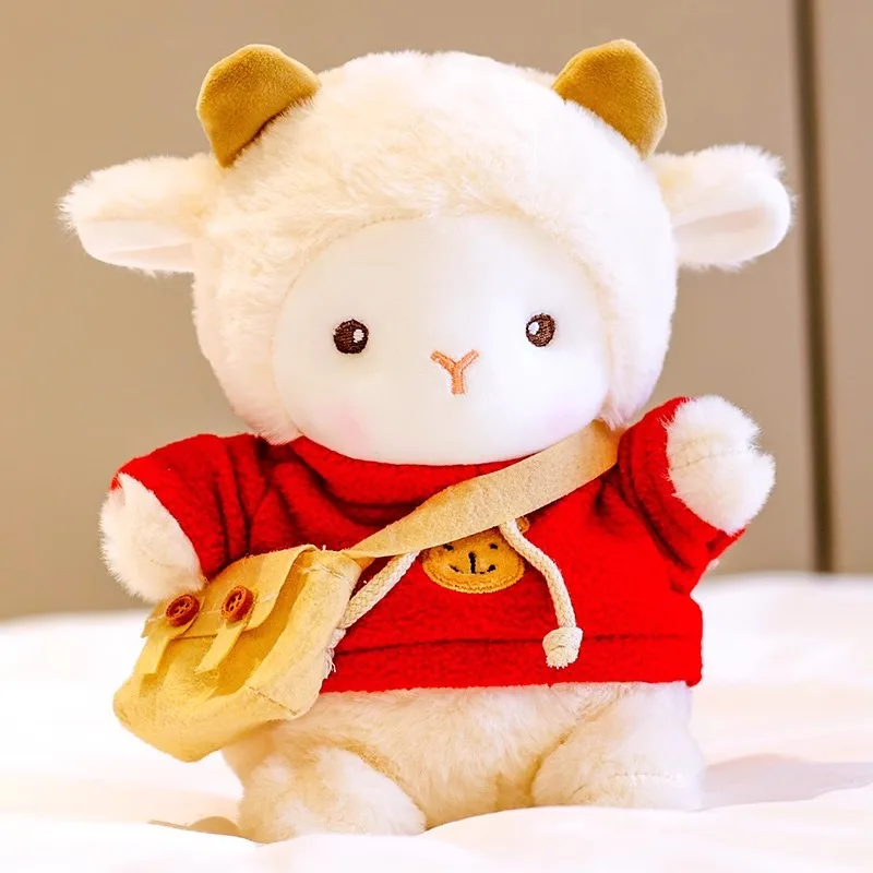 Popular plush cute lamb toy kids home decoration sheep plush Christmas gift Wholesale