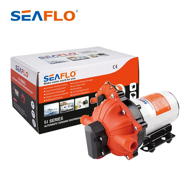 SEAFLO 12v 5.0gpm 70psi dc солнечный мини-водяной насос высокого давления для автомойки RV