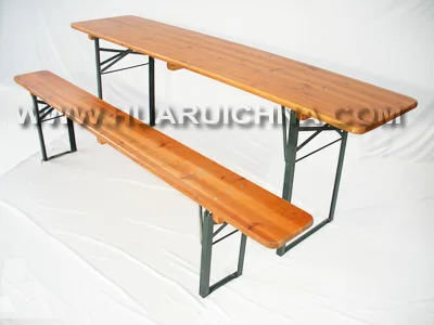Beer Garden Table and Bench wooden beer table set