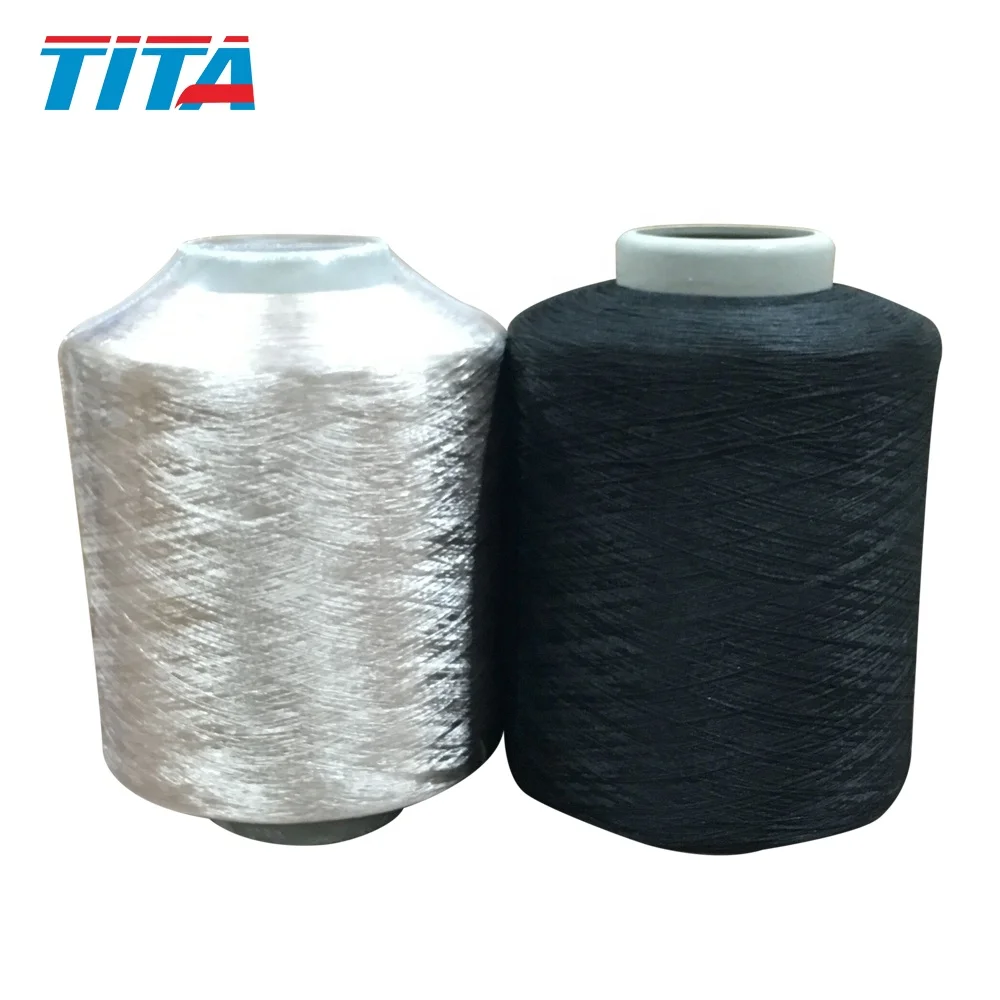 75D/36f 600tpm polyester twisted yarn for making labels