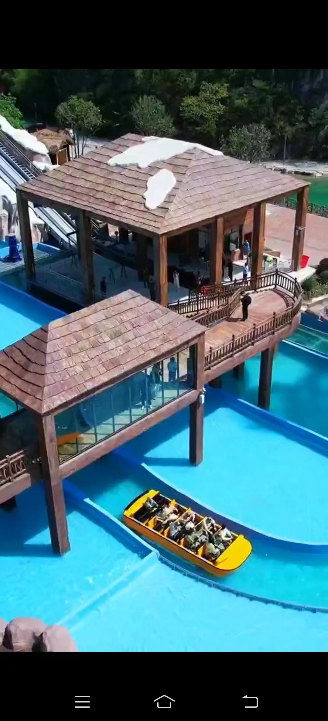 chute ride splash large water park amusement equipments for sale 20P water rides