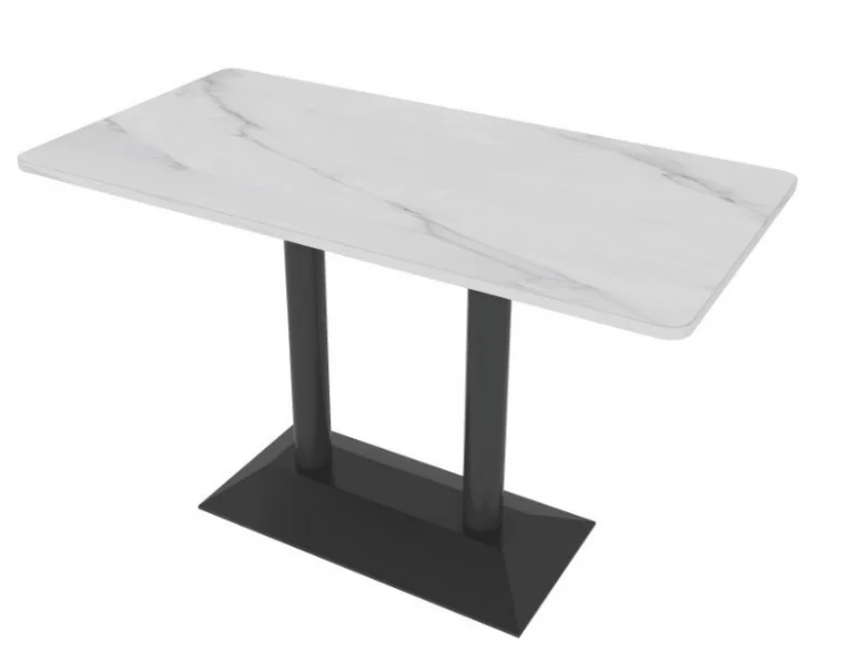 Household rock plate  luxury Modern cafe restaurant  dining table booth safe bench Sets