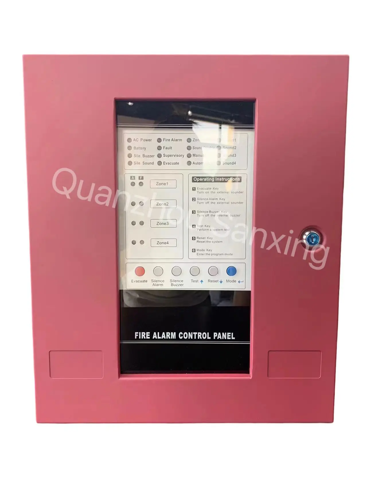 Factory 1-8 Loop Wireless Addressable Fire Detection & Alarm System Graphic Monitor Control Panel