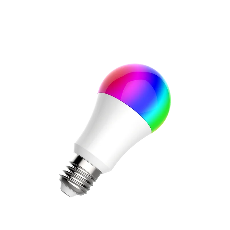 Smart Light E27 9W Bulb APP Control RGB 100-240VAC 50/60Hz Support Tuya 20000 Hours Wifi Voice Control Bulb