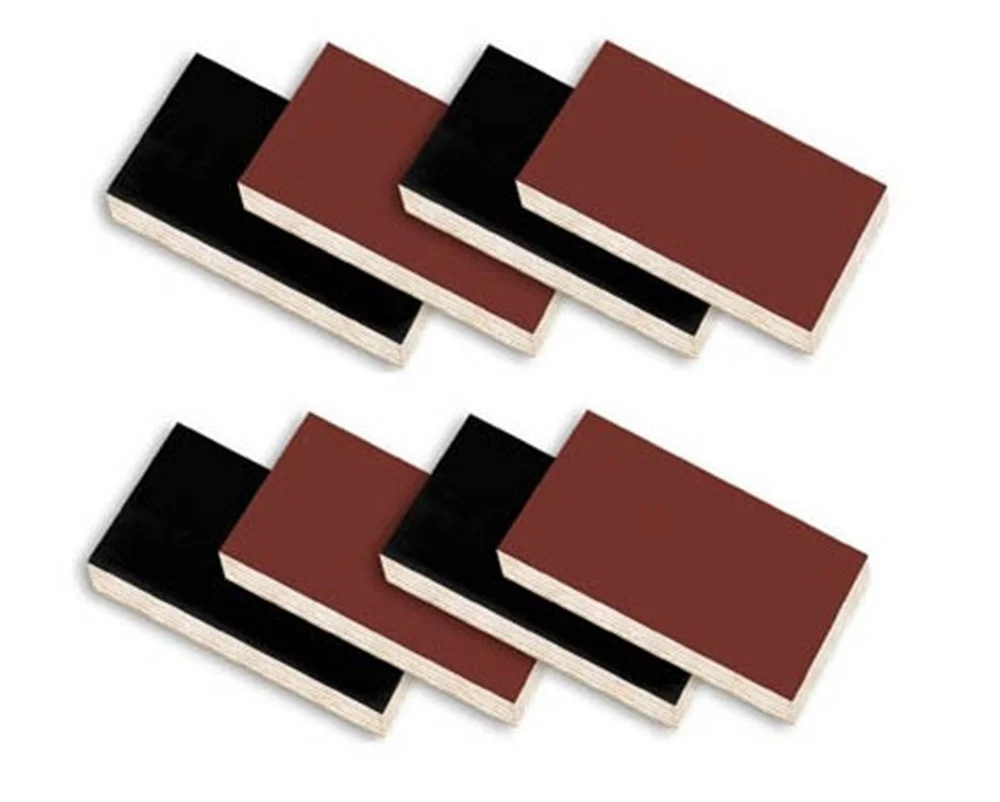 Linyi 18mm Construction Plywood Film Faced Plywood Melamine Wbp Glue Shuttering Plywood