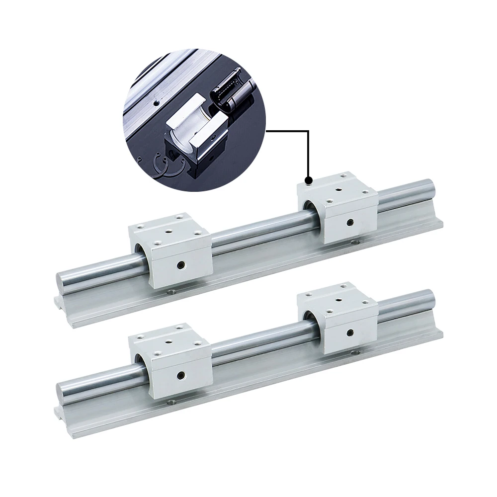 Каретки с линейным направляющим блоком, алюминиевый блок SBR20UU SBR20LUU для станка с ЧПУ, серия SBR, фрезерный станок с ЧПУ, поддержка алюминиевого профиля