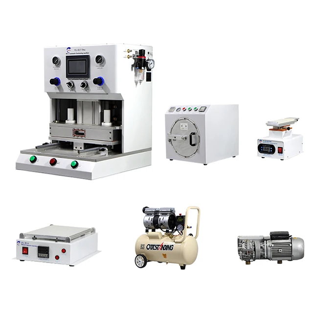 BAIJIN 5-piece set oca vacuum lamination machine VL-H17Pro bonding lcd repair machine