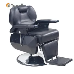 Yoocell Best Selling Black Cheap Prices Men Hydraulic Vintage Barber Chair For Shaving