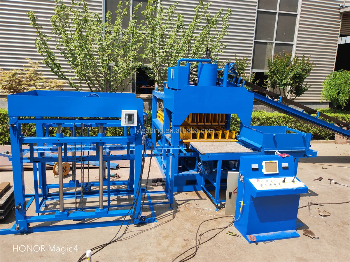 HBY10-10 Full automatic cement clay brick making machines Hydraulic Earth Mud Clay Interlocking brick making machine price