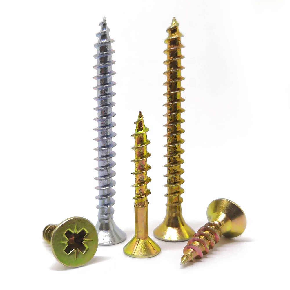 din7505 316 stainless steel pozi csk head chipboard screws 3.5*35