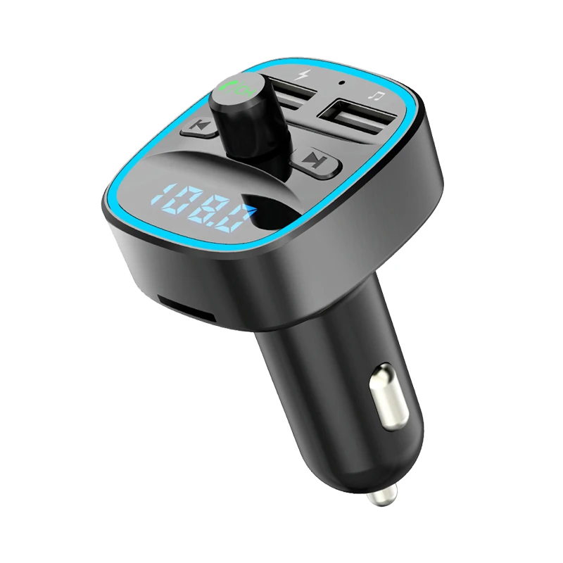 Transmitter Car Mp3 Player BT 5.0 Receiver Dual Usb Car Charger U Disk TF Card Music Call Handsfree Kit
