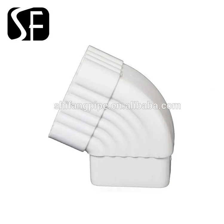 Wholesale price extrusion plastic pvc roof rainwater gutter pipe for building